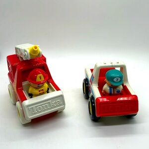 Tonka Preschool Fire Truck Race Truck People Lot